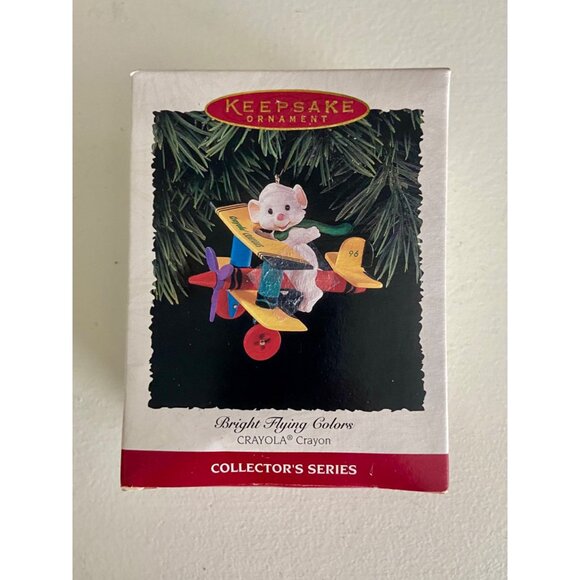 Hallmark Keepsake Ornament Bright Flying Colors 1996 Crayola Collector's Series - Picture 3 of 5